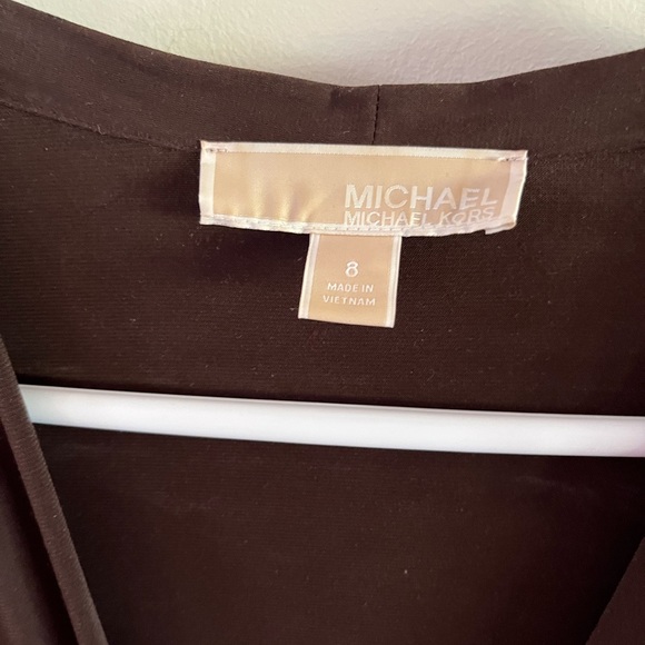 Michael Kors wrap dress brown maxi midi like new - Picture 3 of 5